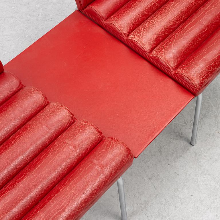 Gunilla Allard, stolar/soffa med bordsdel, "Chicago", Lammhults.