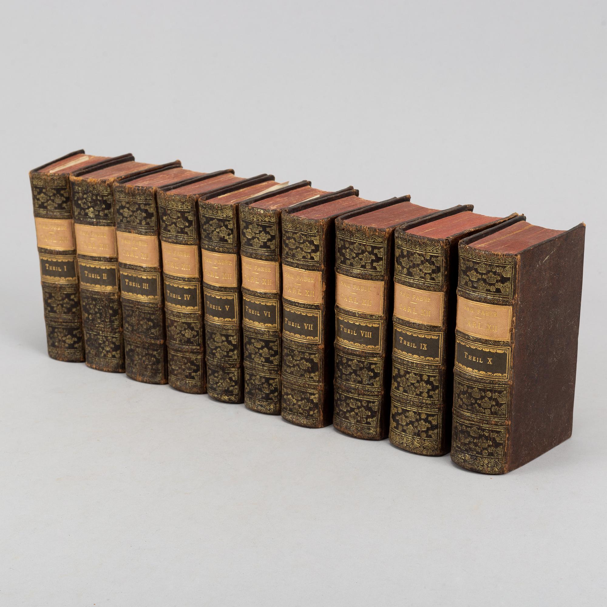 History of King Charles XII, 10 vols., with engraved plates and plans, 1702-19.