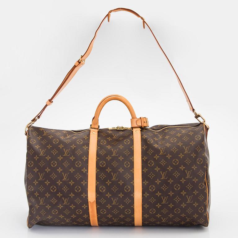 Louis Vuitton, a Monogram Canvas 'Keepall 60 Bandoulière' weekendbag.