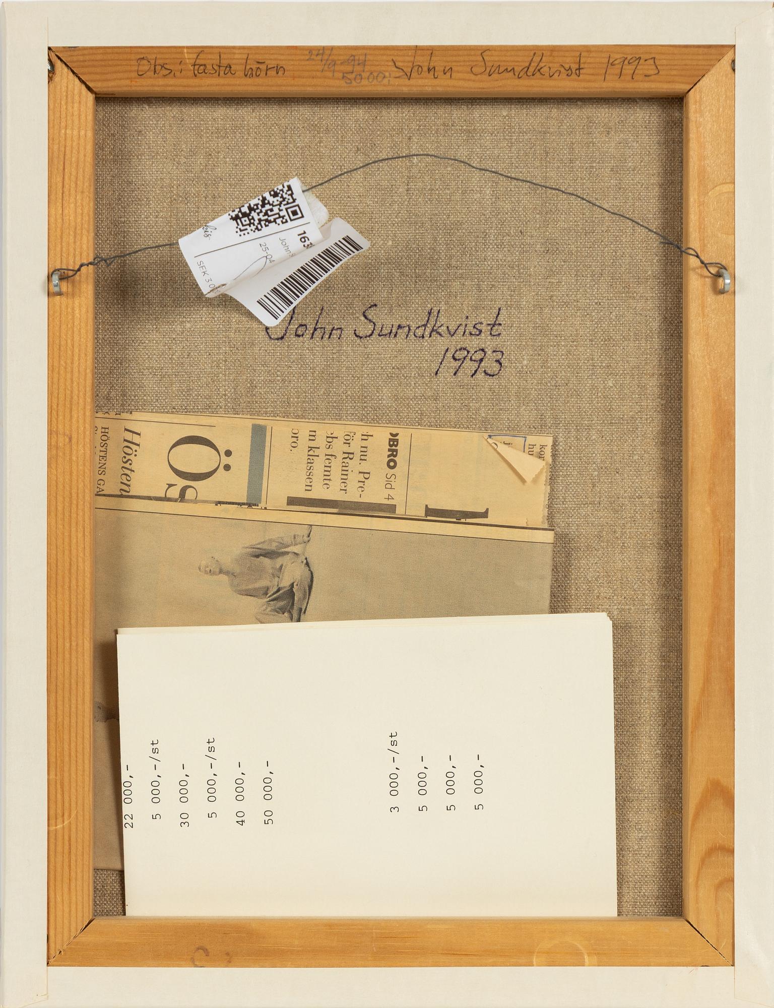 John Sundkvist, "Blick".