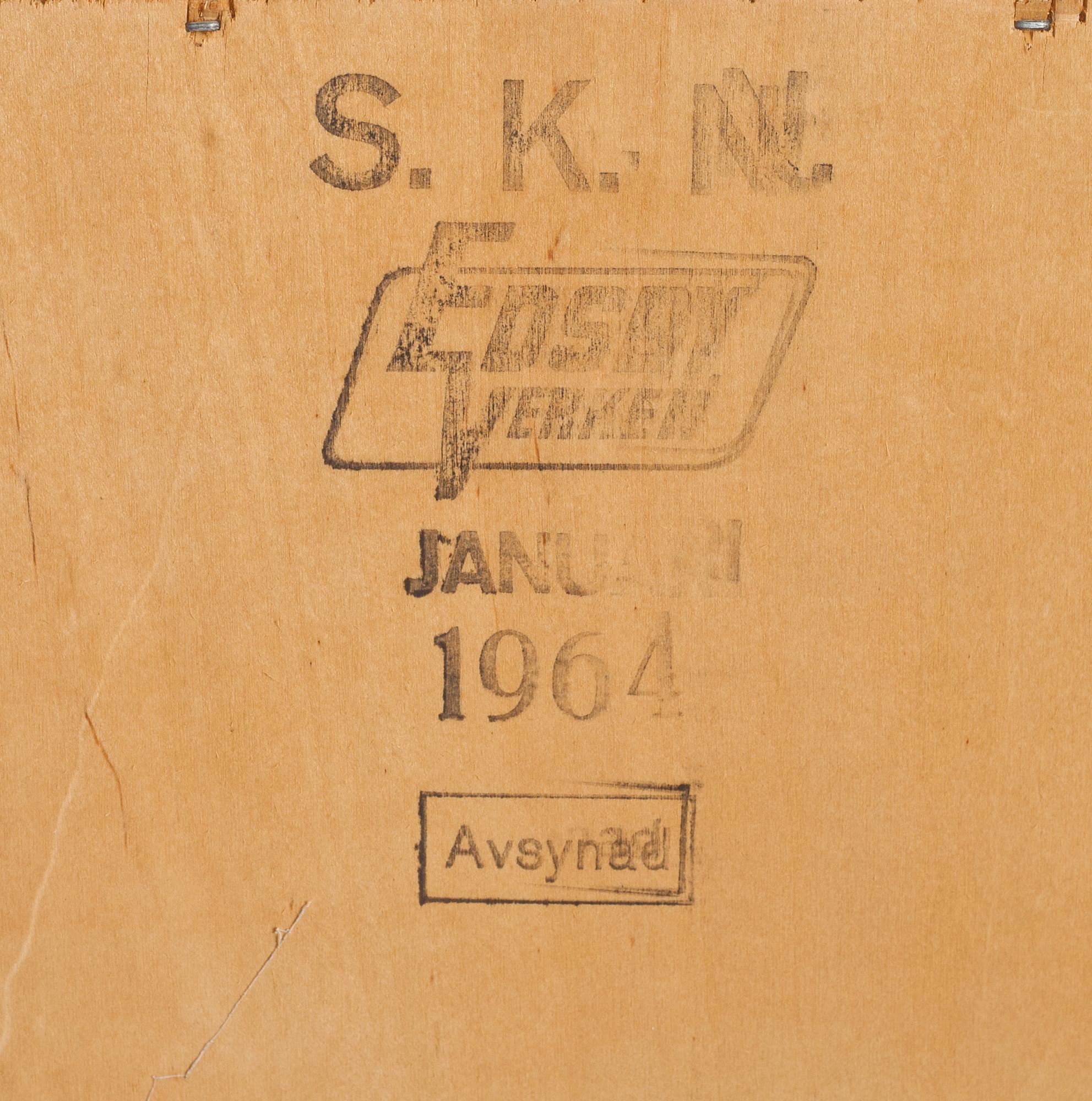 ARKIVSKÅP, Edsby-verken, 1960-tal.