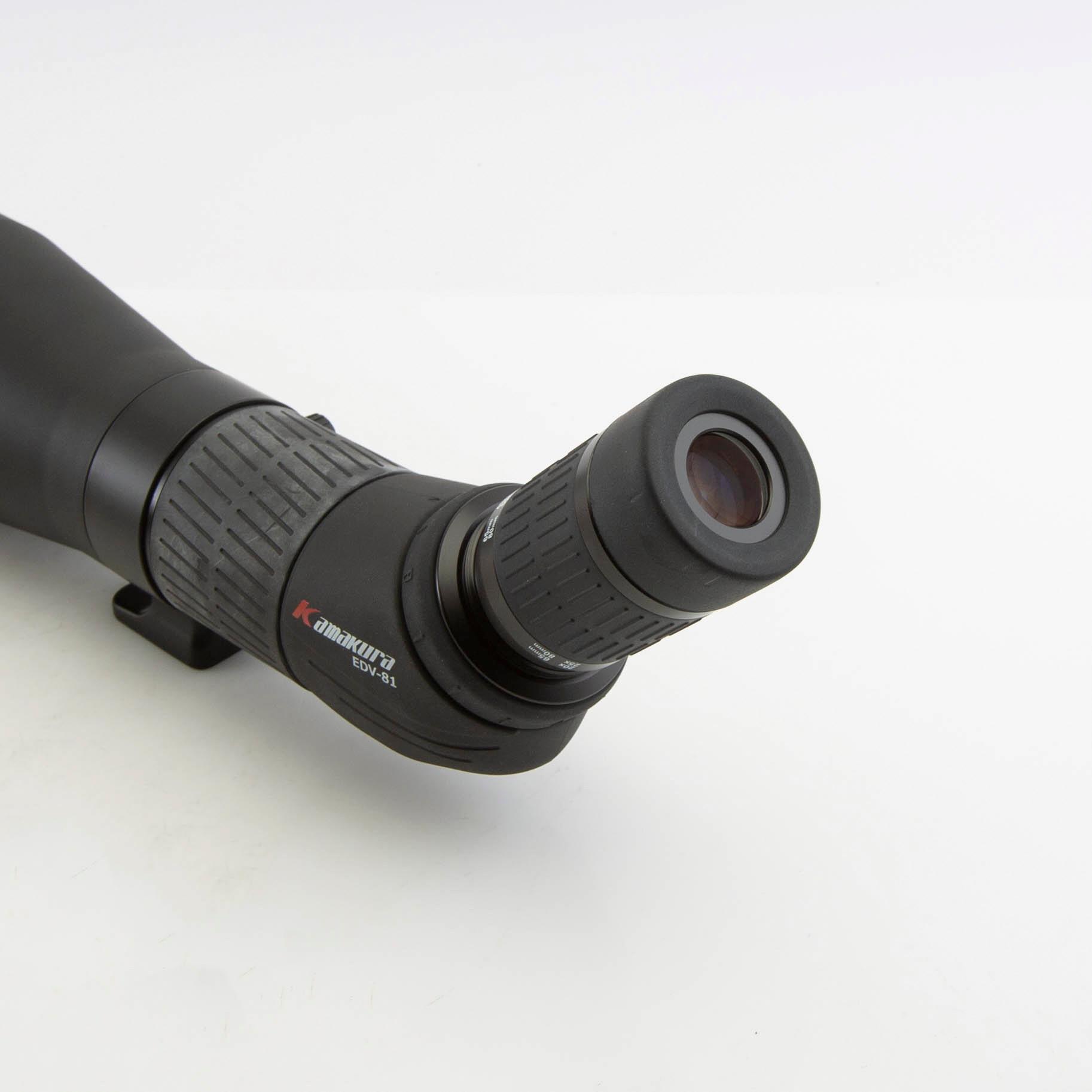 Kamakura EDV-81 spotting scope with tripod, Japan.