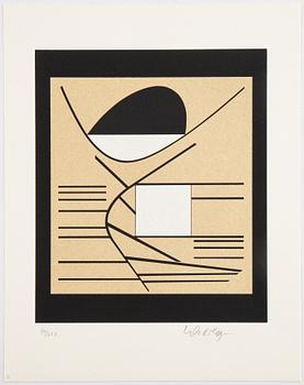 Victor Vasarely, portfolio with 7 silkscreen in colours, 1989, signed 80/200.