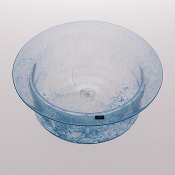 a glass bowl, Hans-Christian Wagner for Björkshult, 1960s/1970s.