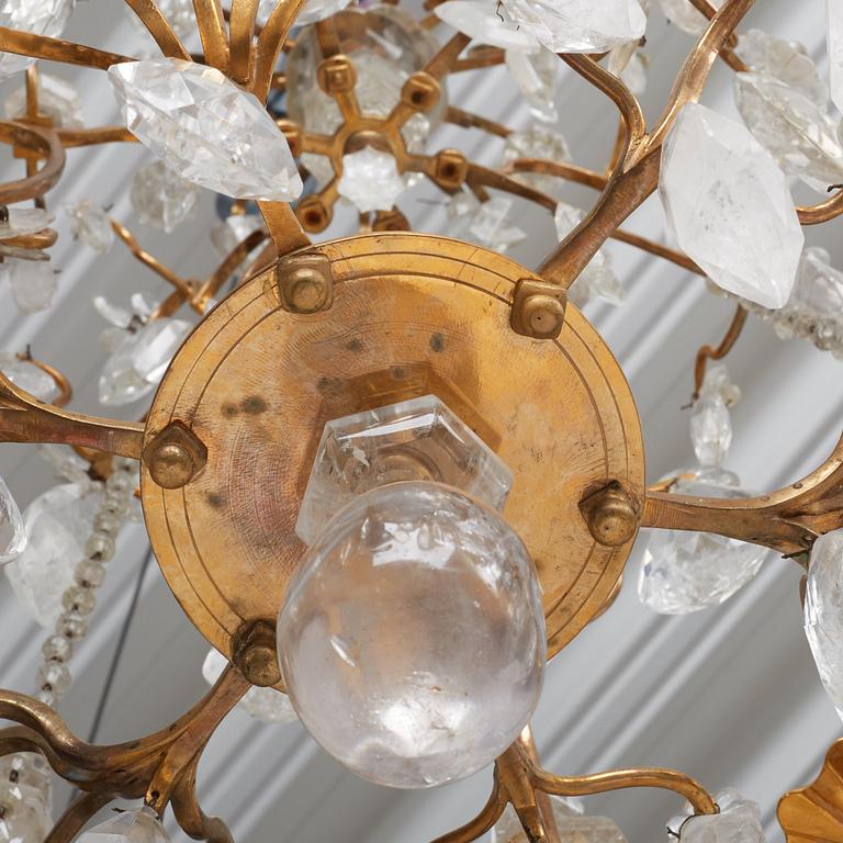 A French 19th century twelve-light chandelier.