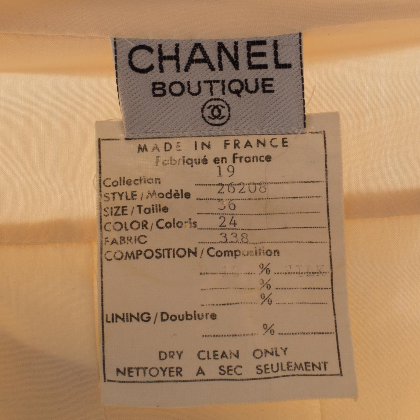 BLOUSE/WEST, Chanel, size 36.