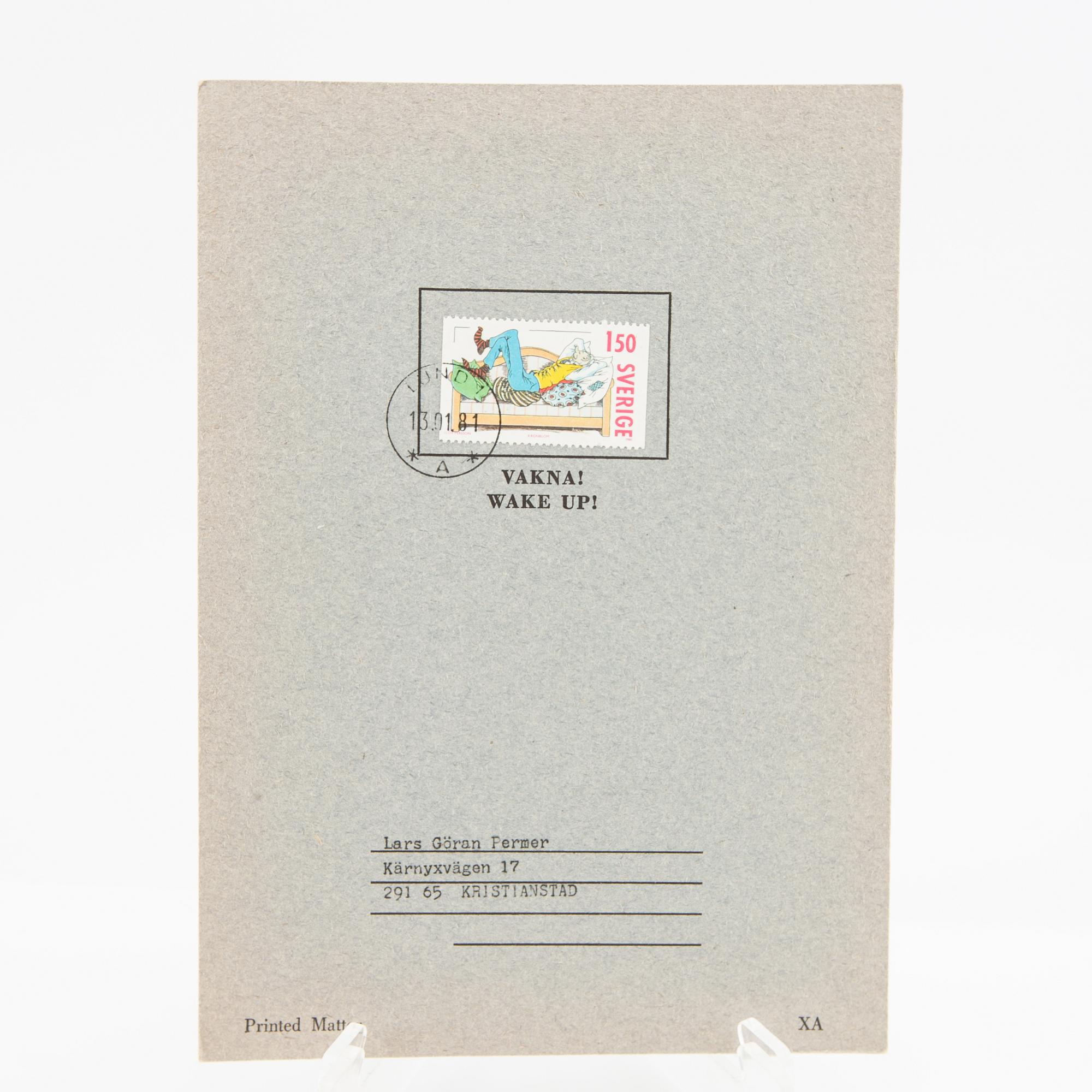 Invitation cards, approx. 130 pcs. Anders Tornberg Gallery.