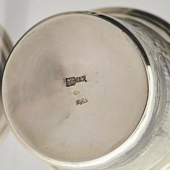 A Russian silver-gilt niello beaker, Moscow 1845. Unidentified maker. Assay master Andrey Antonovich Kovalsky.