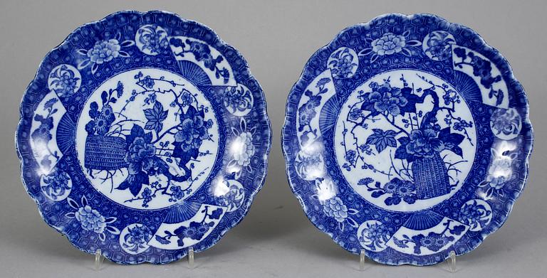 PARTI JAPAN, 4 st, porslin, 1900-talets första hälft.