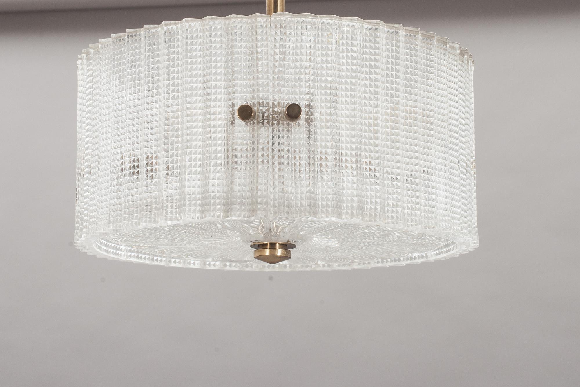 TAKLAMPA, Carl Fagerlund, Orrefors.