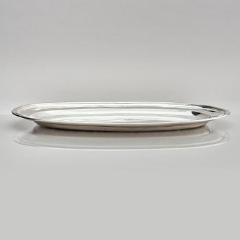 Franz Meyer, serveringsfat, silver, Vilnius, Litauen 1860.