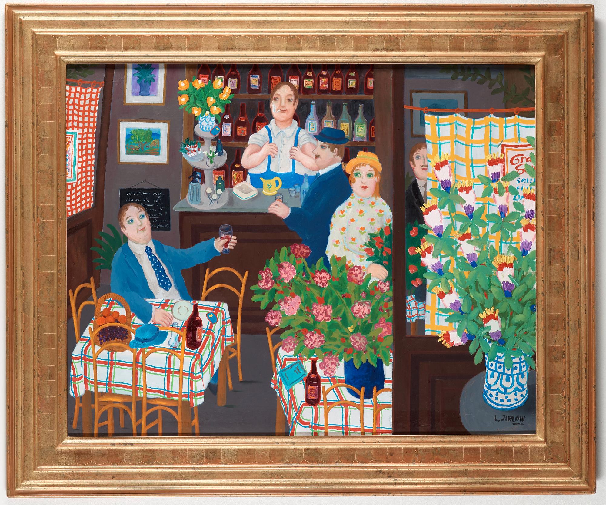 Lennart Jirlow, Caféinteriör.