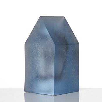 "Hus", unik skulptur, Kosta Boda.
