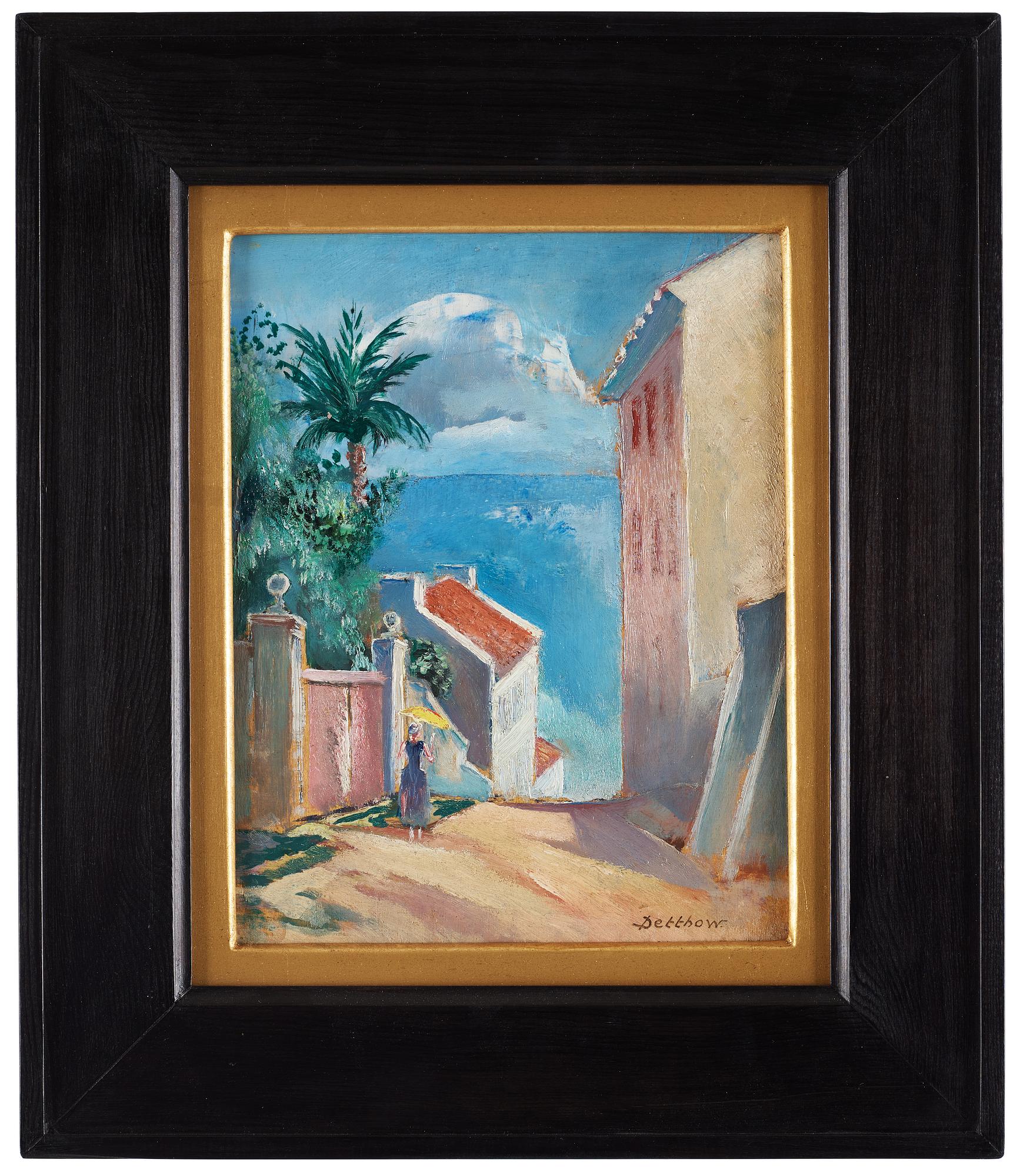 Eric Detthow, The yellow parasol.