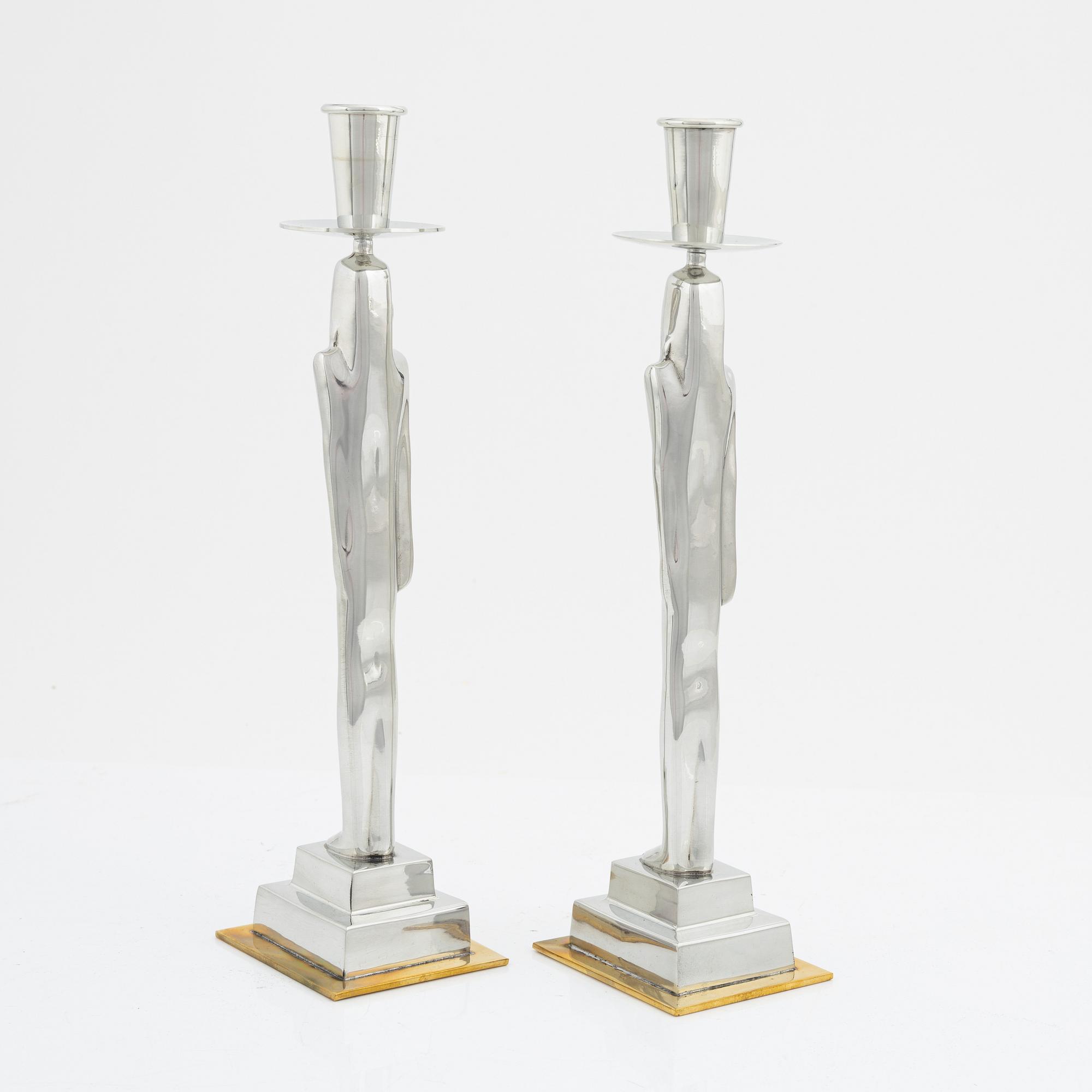 Edvin Öhrström, a pair of 'Egyptian' candlesticks, Svenskt Tenn, Stockholm 2015.