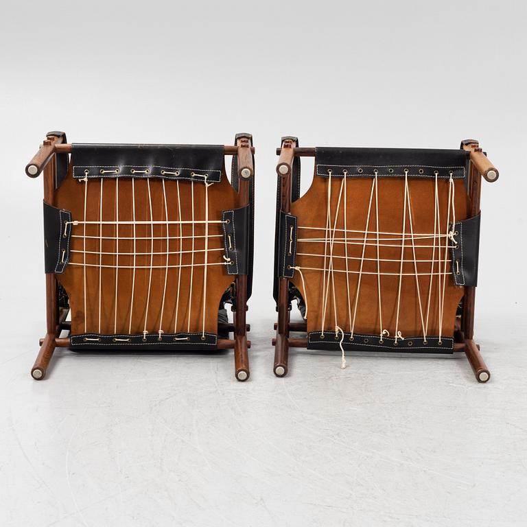 Arne Norell, a pair of 'Sirocco' easy chairs, Norell möbel AB, 1960-70s.