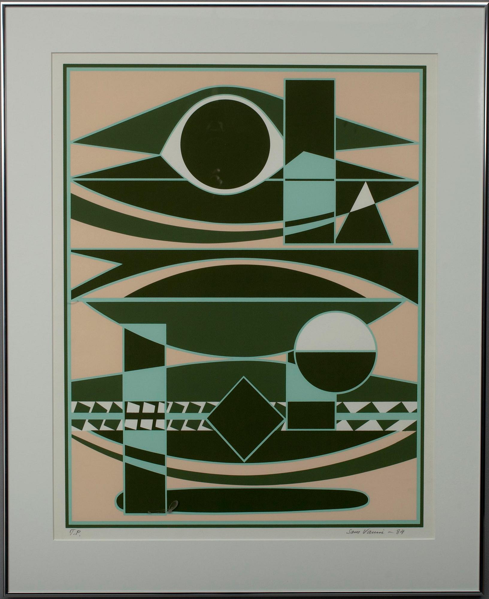 SAM VANNI, serigrafi, T.P sign. och dat. -84.
