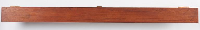 Walter Wirz, a rosewood hanging wall shelf, Wilhelm Renz, Germany, 1960s.