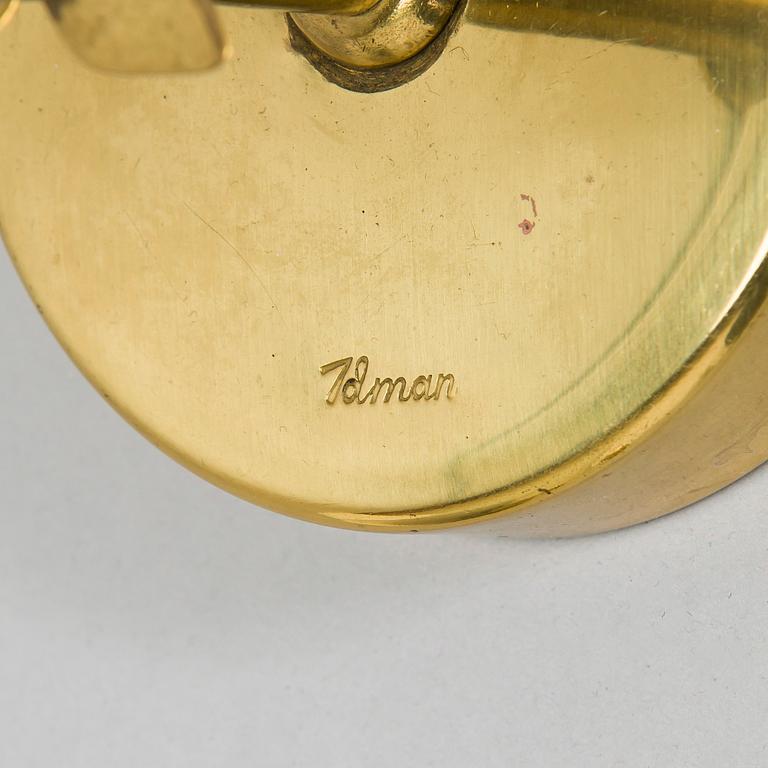 Paavo Tynell,  vägglampor ett par, modell A 4', Idman 1900-talets mitt.
