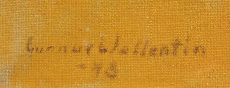 GUNNAR WALLENTIN, olja på duk, sign o dat -43.
