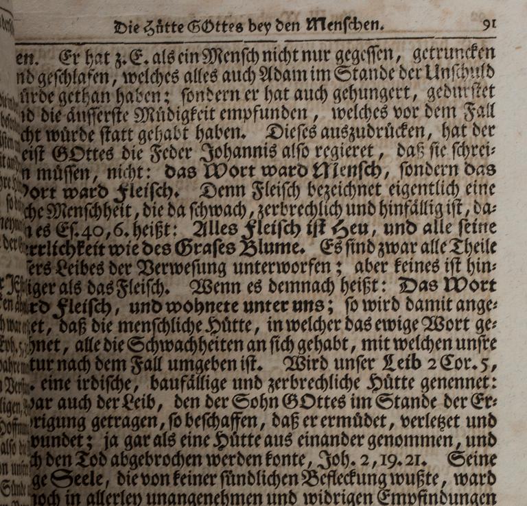 JOHANN JACOB RAMBACH, "...evangelische Betrachtungen über die..." Trycket hos Halle,  Berlegung des Waisenhauses, 1742.