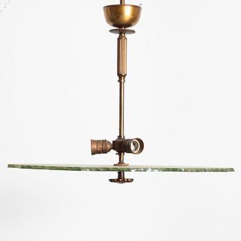 A Swedish Modern ceiling lamp, 1940s.