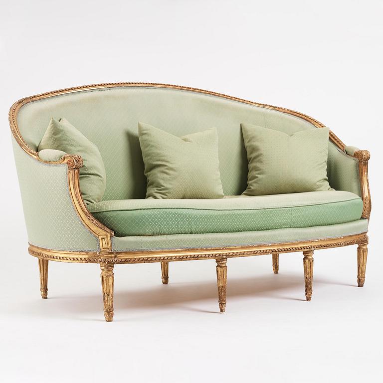 Soffa, av François (II) Foliot (mästare i Paris 1773-ca.1839), Louis XVI.