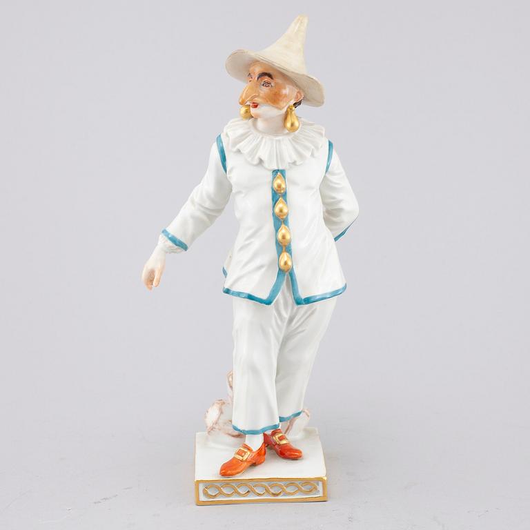 A porcelain figurine by Meissen during the 20th century.