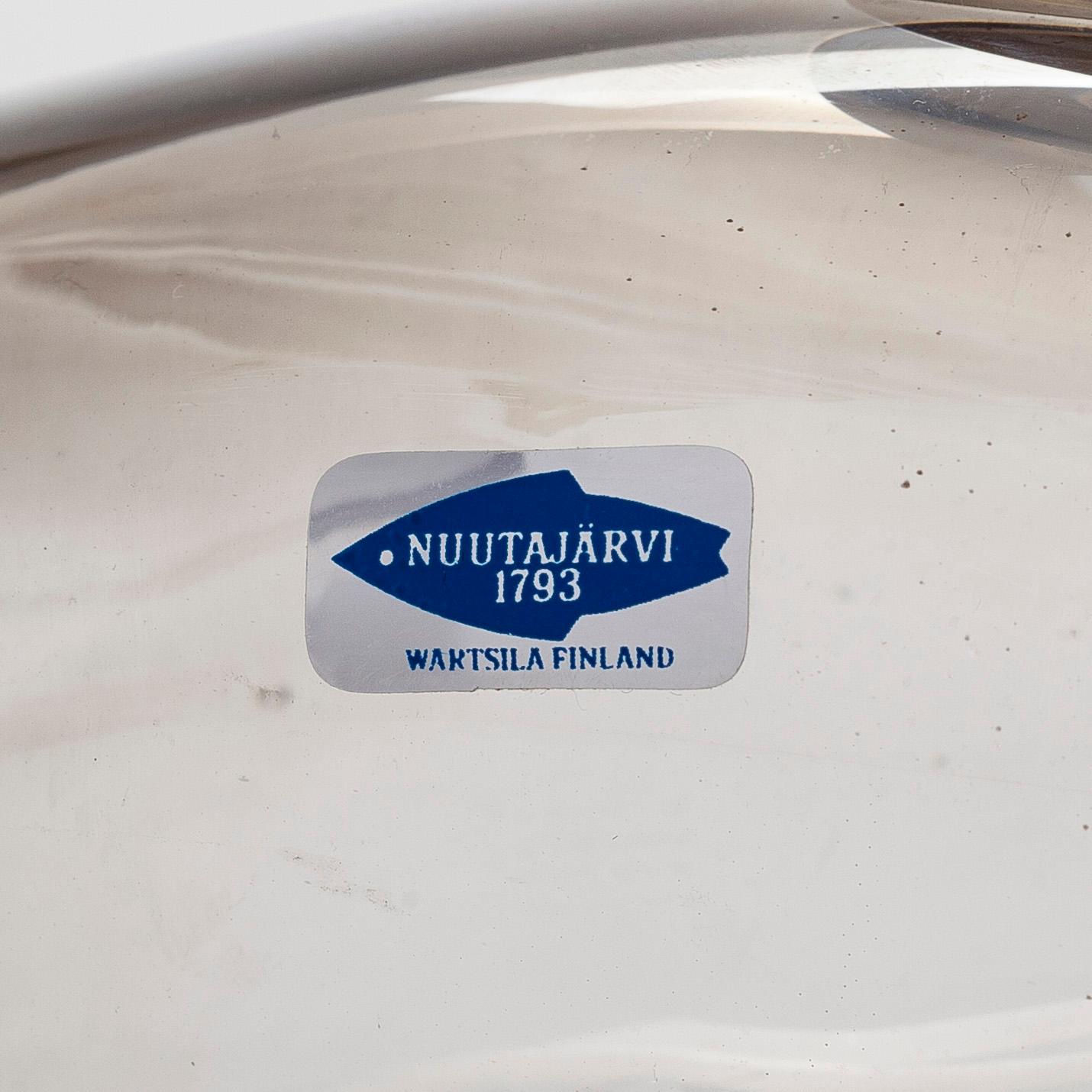 Oiva Toikka, glasskulptur, signerad Oiva Toikka Nuutajärvi Notsjö.