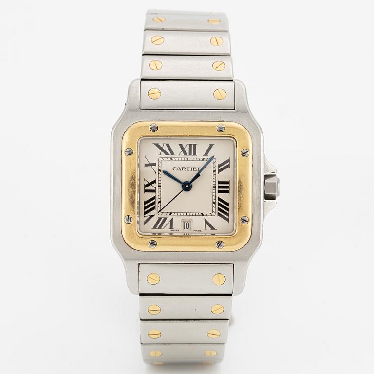 Cartier, Santos Galbée, armbandsur, 29 x 29 (41) mm.