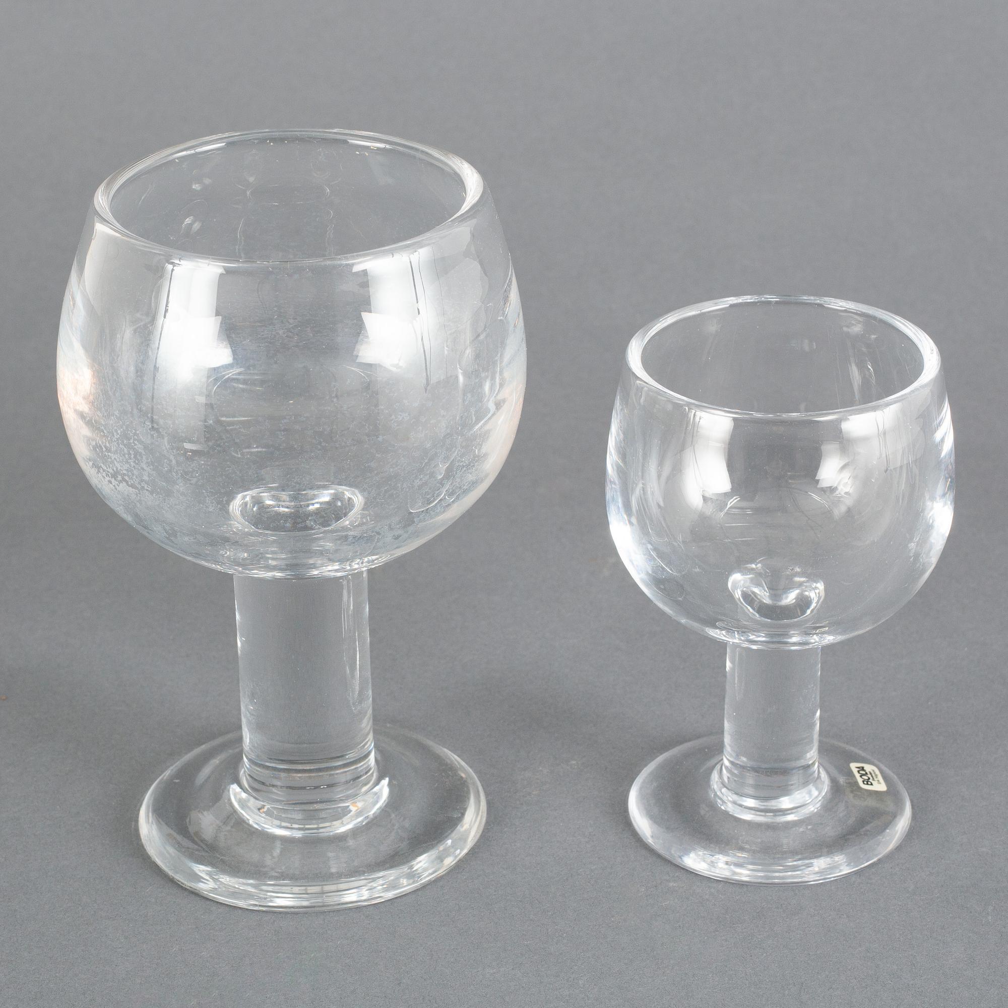 Erik Höglund, glass, 12 + 12, "Fars glas", Boda, second half of the 20th century.