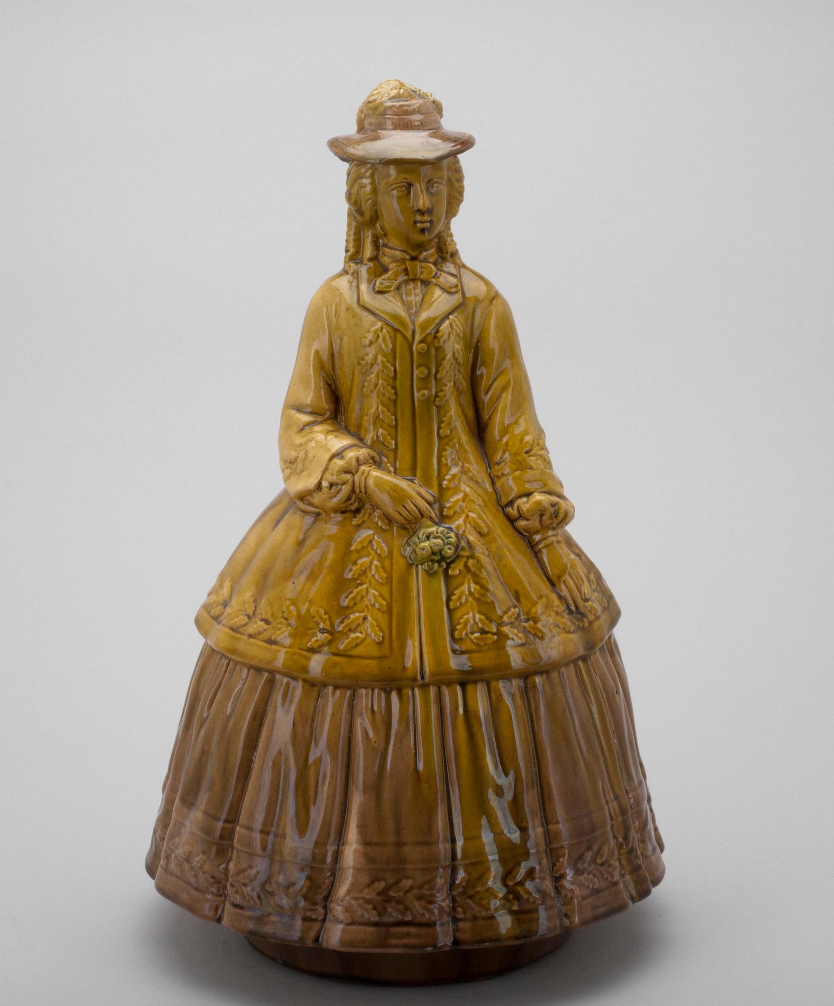 KANNA, fajans, möjligen England 1800-talets mitt.