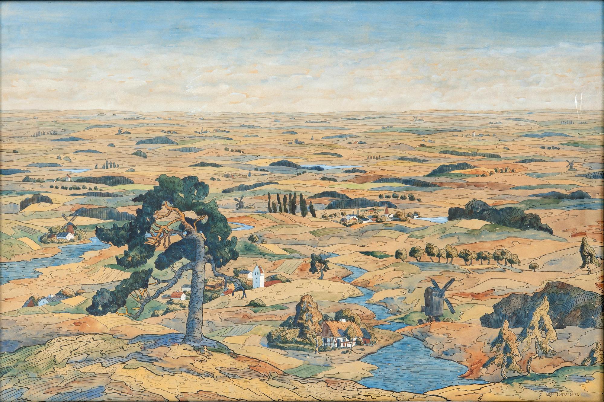 Ebba Orstadius, Landscape, Skåne.
