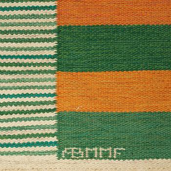 Mai Wellner, MATTO, "Sina", rölakan, ca 241,5 x 170,5 cm, signerad AB MMF MW (AB Märta Måås-Fjetterström, Mai Wellner).