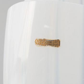 Uno Westerberg, three 'Spectra' glass vases, Pukeberg, Sweden, mid20th century.