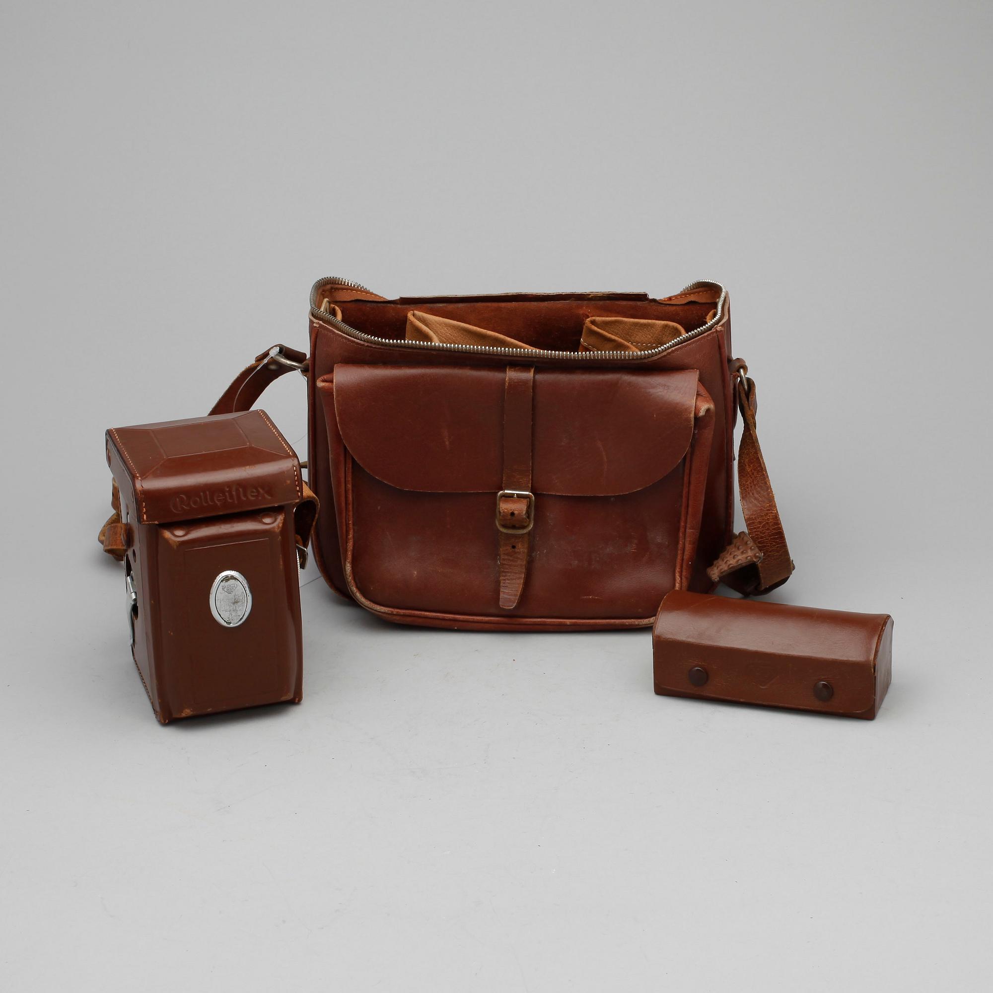 KAMERA, Rolleiflex 3.5 , nr 1281258, Franke & Heidecke, Tyskland, 1950-tal.
