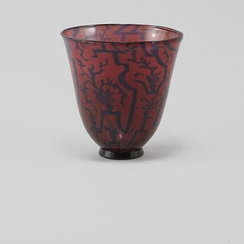 VAS, graalglas, Edvard Hald, Orrefors, 1926.