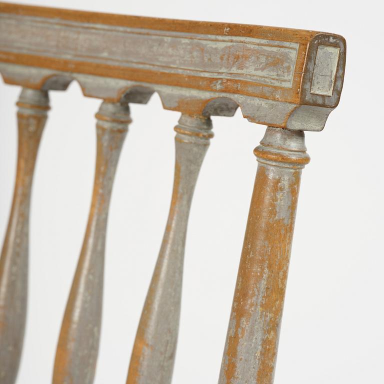 A pair of Gustavian chairs by C. J. Wadström (master in Stockholm 1788-1816).