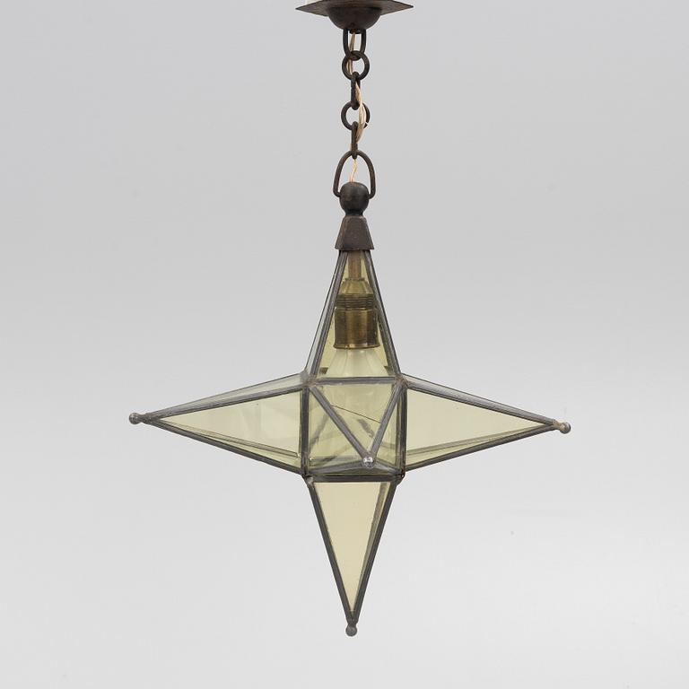 Harald Notini, a ceiling lamp, Arvid Böhlmarks Lampfabrik, Stockholm, 1920s-30s.