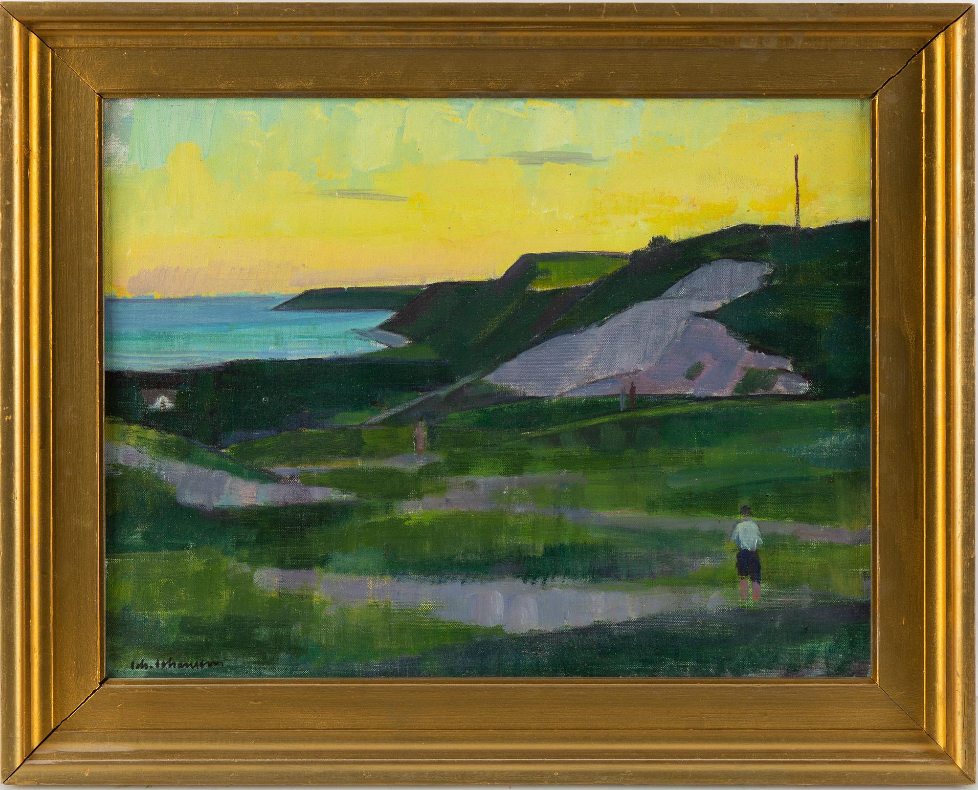 JOHAN JOHANSSON, oil on canvas, signed.