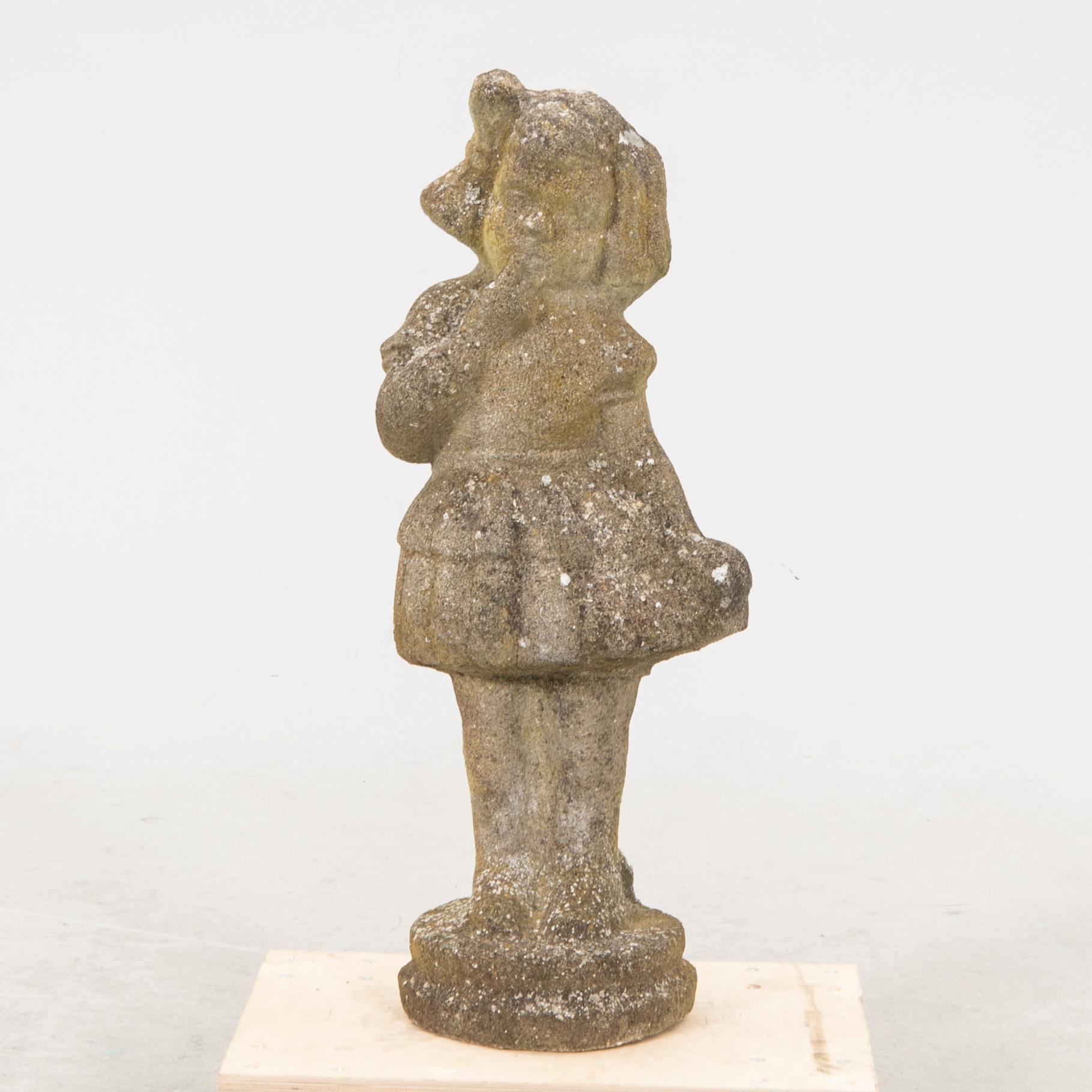 A garden sculpture.