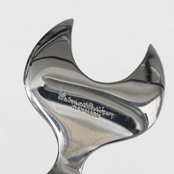 Ostrongafflar, 12 st, silver, modell "Sachsisk", svensk importstämpel.