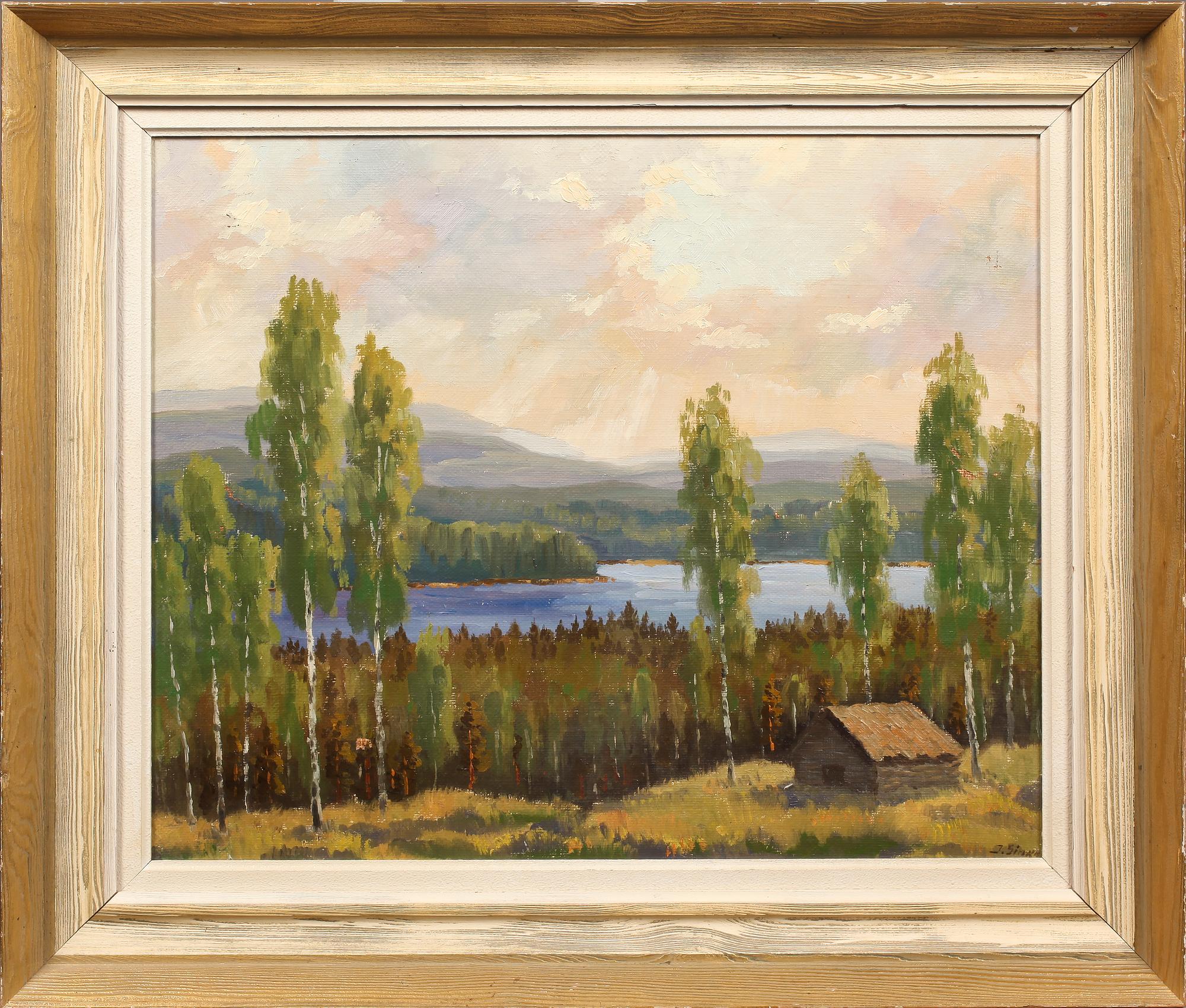 IMANTS SINKA, olja på duk, signerad.