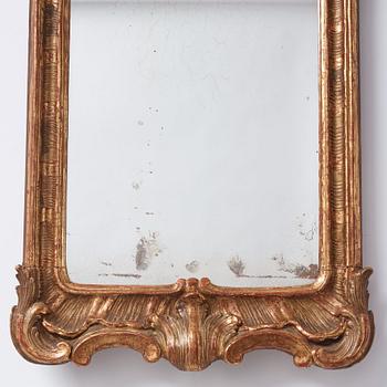 A Swedish rococo mirror.