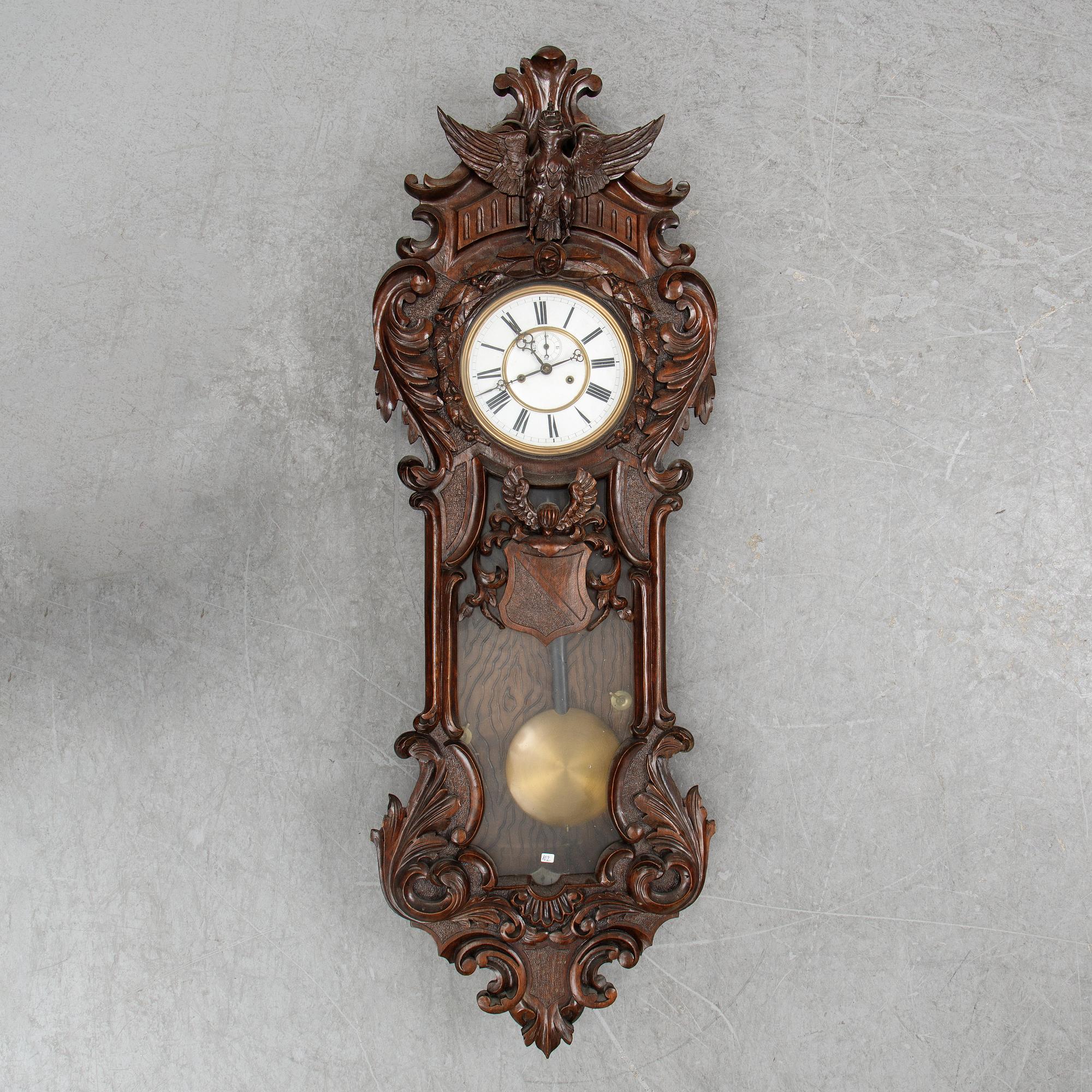 A wallregulator clock from Gustav Becker, late 19th Century.