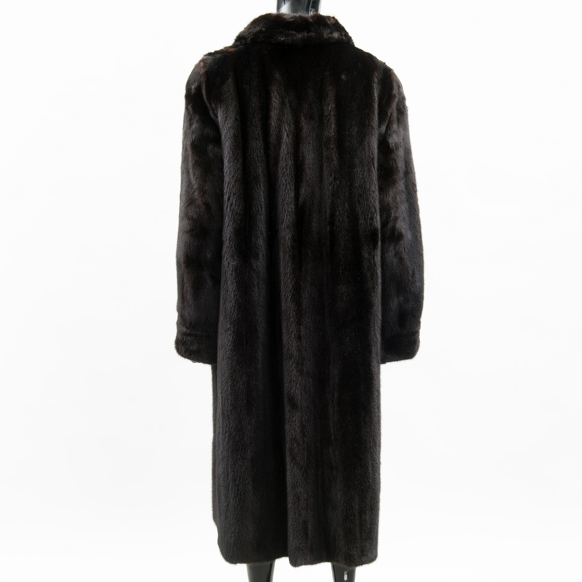 A SAGA MINK FUR COAT.