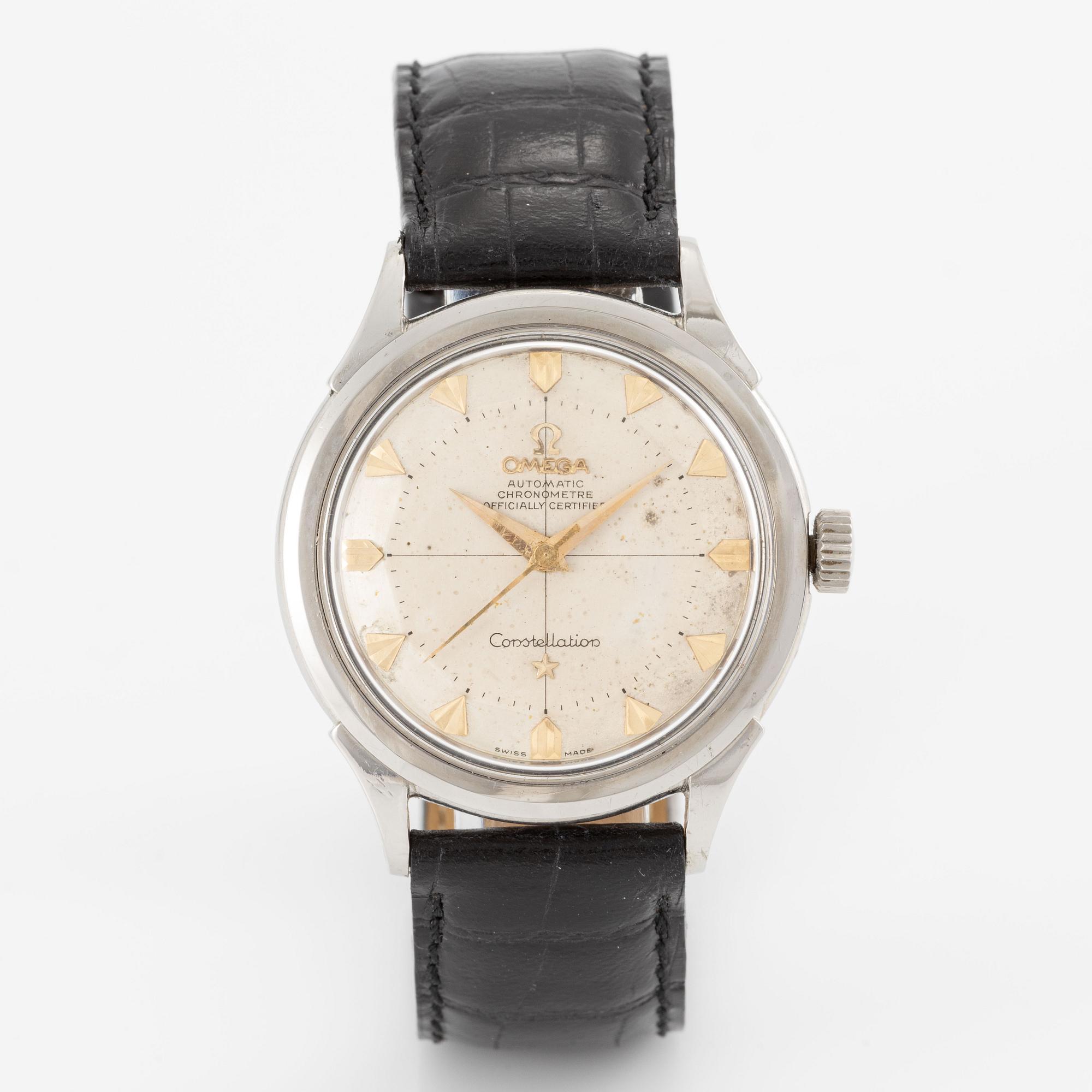 Omega, Constellation, "Pie-Pan", wristwatch, 35 mm.