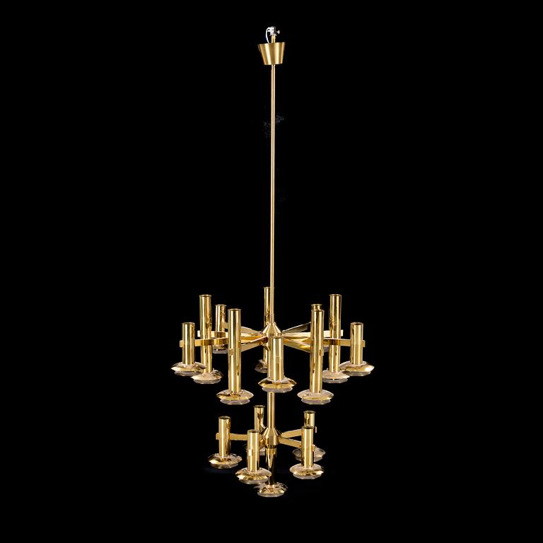 A ceiling lamp for Westal, probably Holger Johansson, second half of the 20th century.