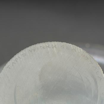 TAPIO WIRKKALA, vas, glas. Iittala, signerad.