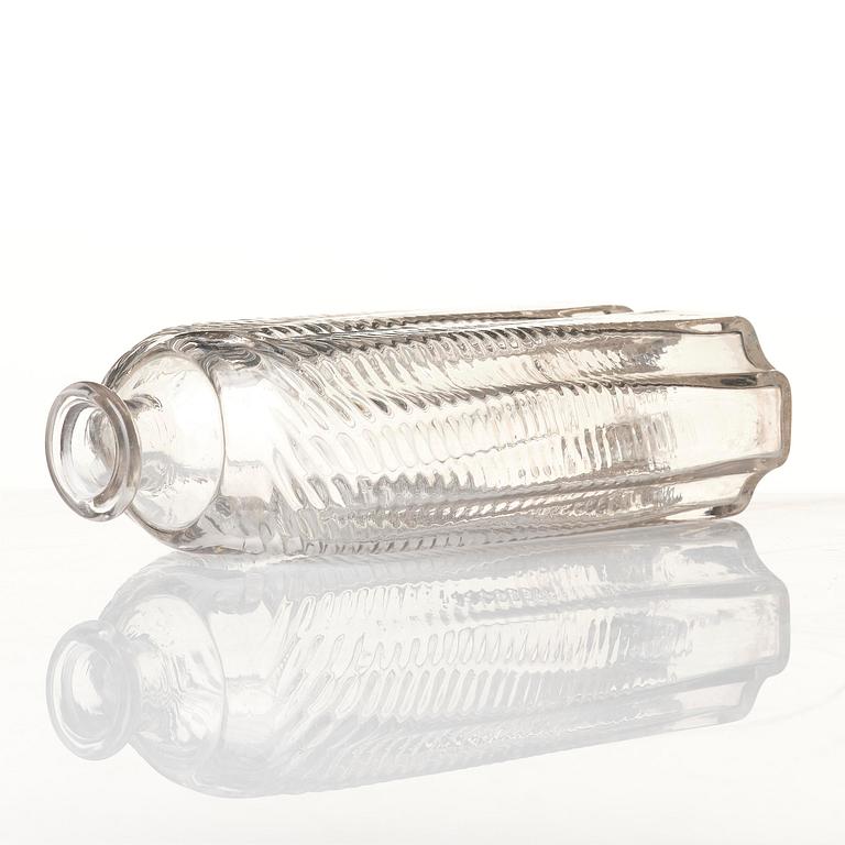 A  Swedish glass bottle, Skånska Glasbruket, 18th century.
